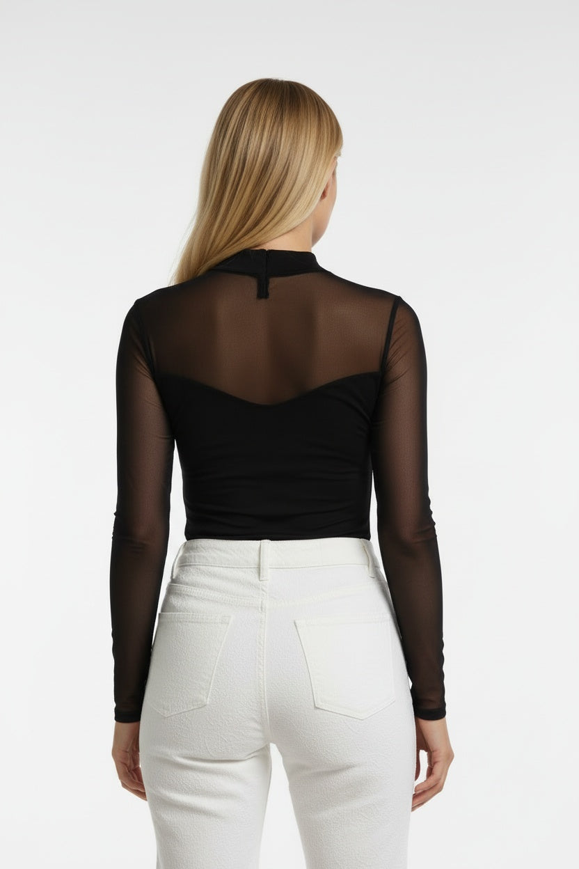 Nina - Transparent Bodysuit