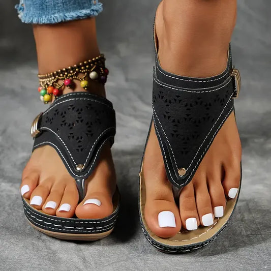 Hanne - Kleurrijke Comfort Sandalen