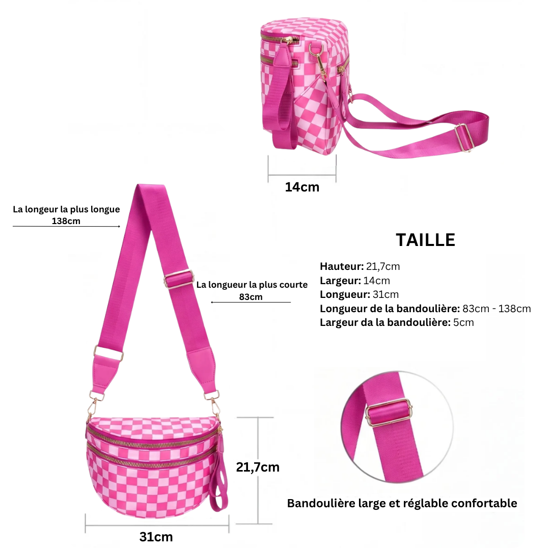 Taille du sac banane