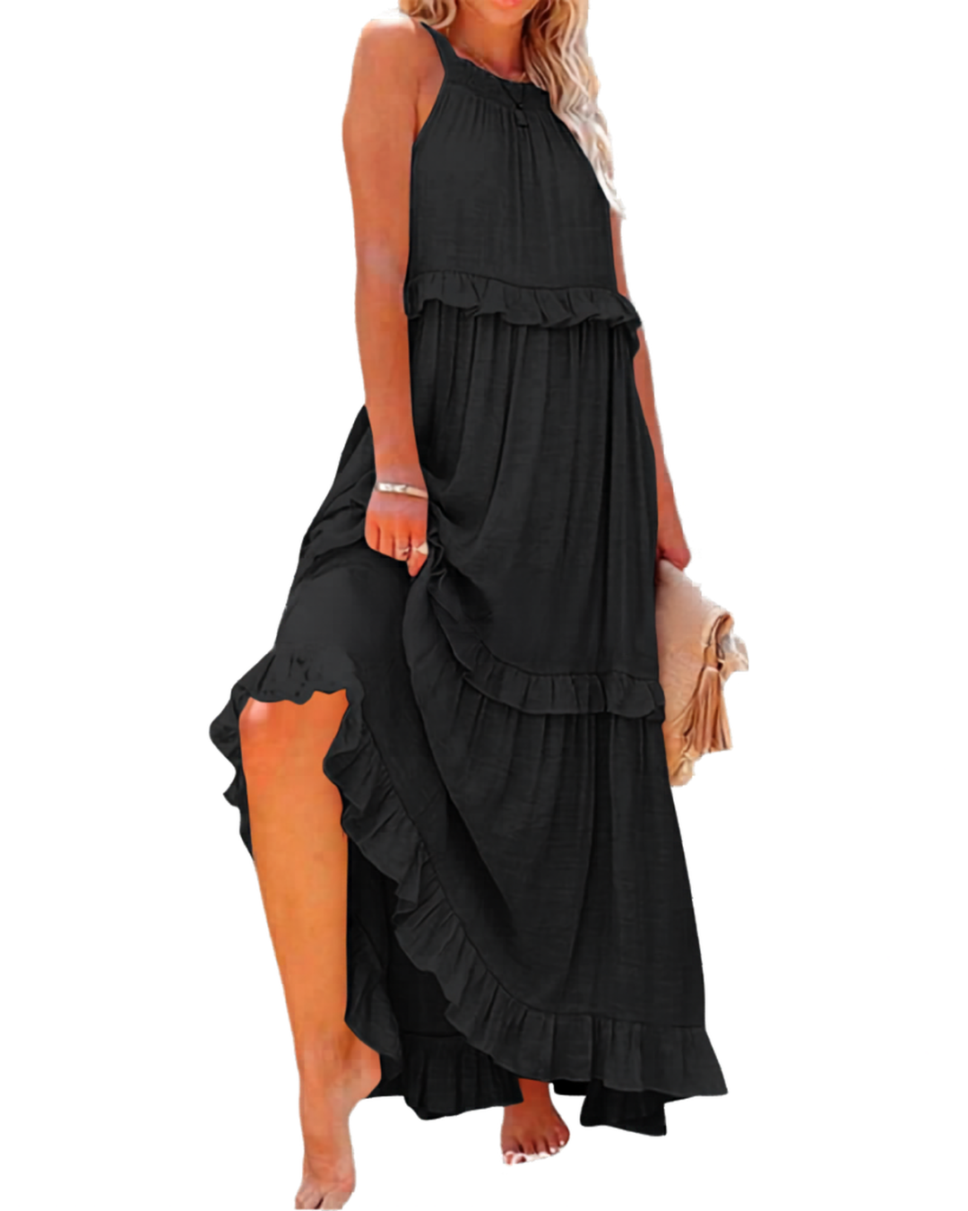 Nikki - Elegante Mouwloze Zonnejurk