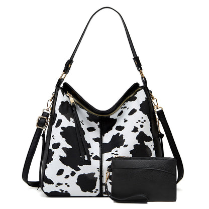 Lana - Vegan Hobo Handtas met print + GRATIS portemonnee