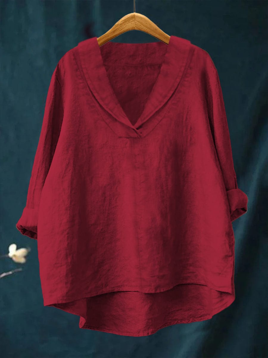 Famke - V-Hals Blouse