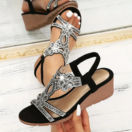 Liesbeth - Luxe Wedge Sandalen