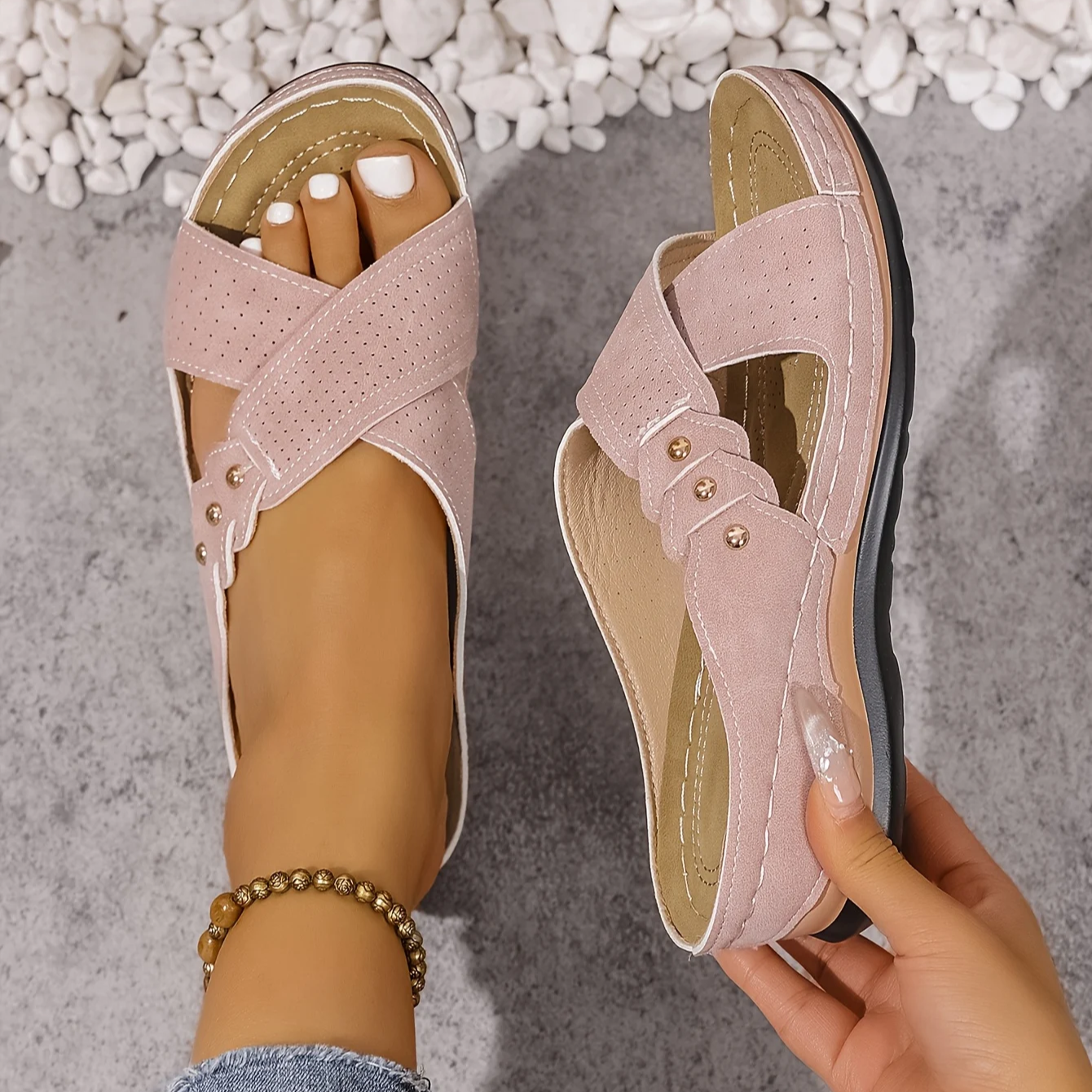 Josien - Orthopedische Wedge Sandalen