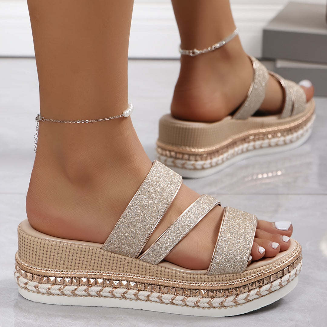 Lien - Comfortabele Wedge Sandalen