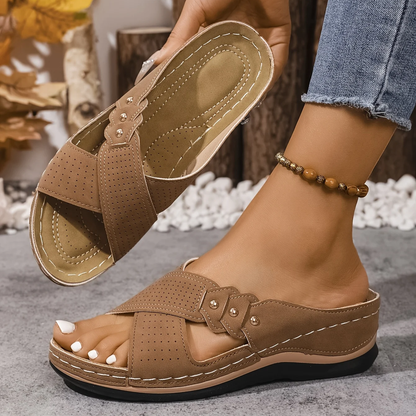 Josien - Orthopedische Wedge Sandalen