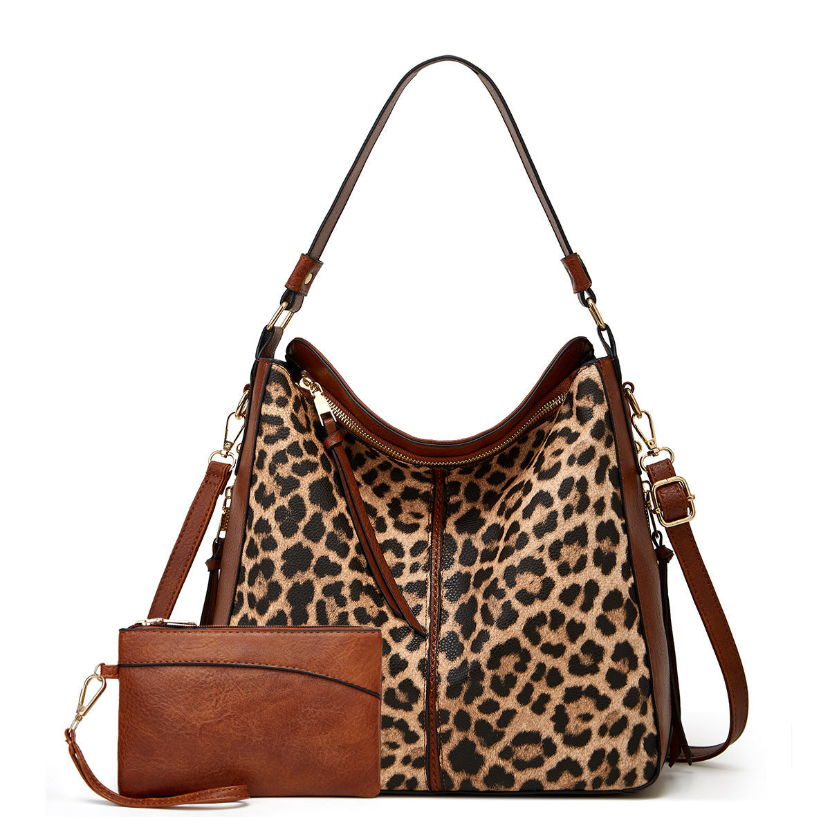 Lana - Vegan Hobo Handtas met print + GRATIS portemonnee