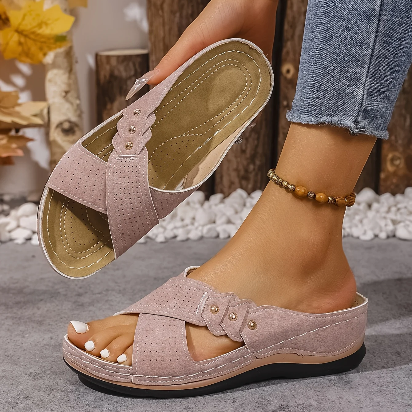 Josien - Orthopedische Wedge Sandalen