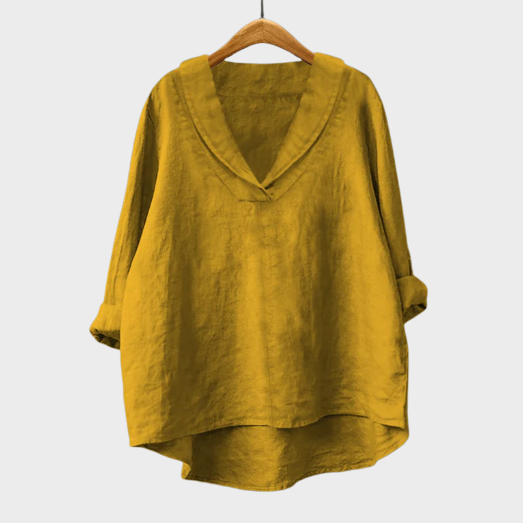 Famke - V-Hals Blouse