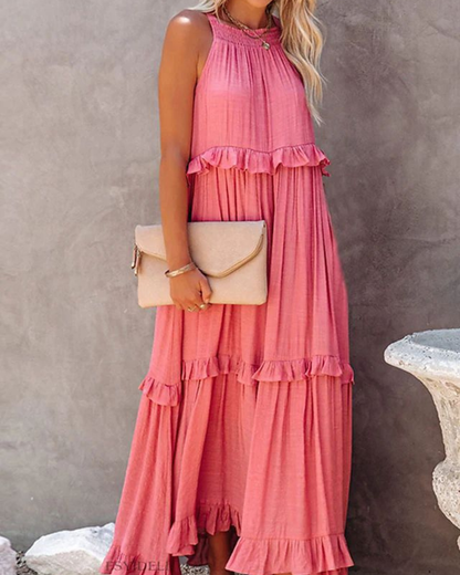 Nikki - Elegante Mouwloze Zonnejurk