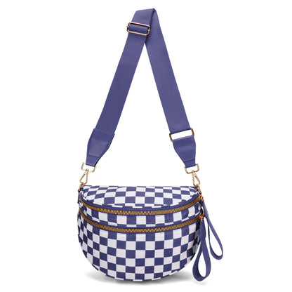 CARRIE - Sac Banane à Carreaux