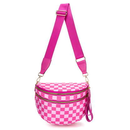 CARRIE - Sac Banane à Carreaux