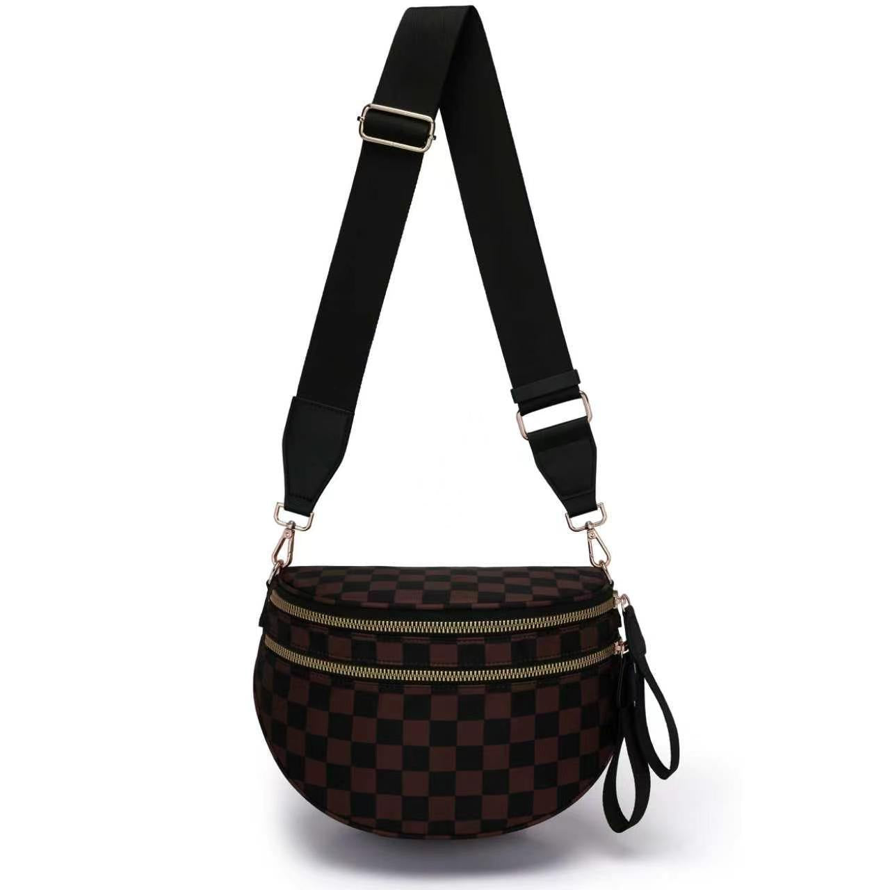 CARRIE - Sac Banane à Carreaux