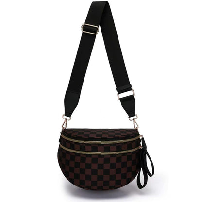 CARRIE - Sac Banane à Carreaux