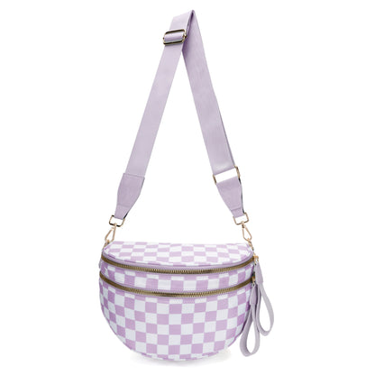 CARRIE - Sac Banane à Carreaux