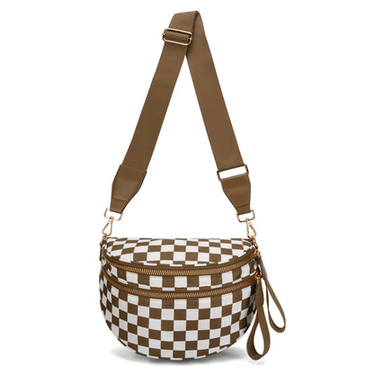 CARRIE - Sac Banane à Carreaux