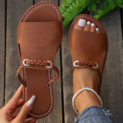 Marjolein - Gevlochten Boho Sandalen