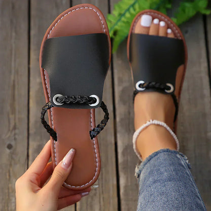 Marjolein - Gevlochten Boho Sandalen