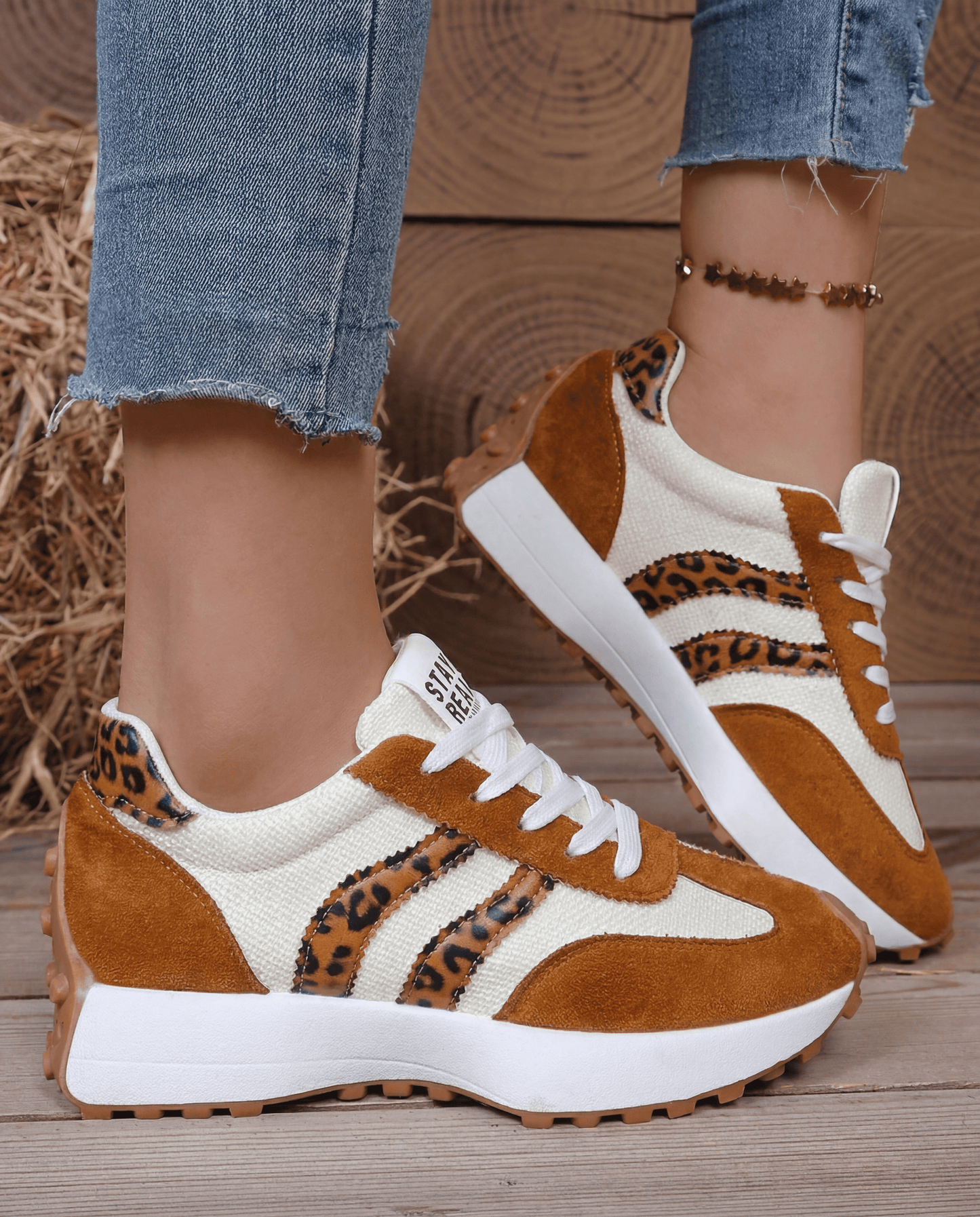 Elise - 'Stay Real' Comfort Sneakers
