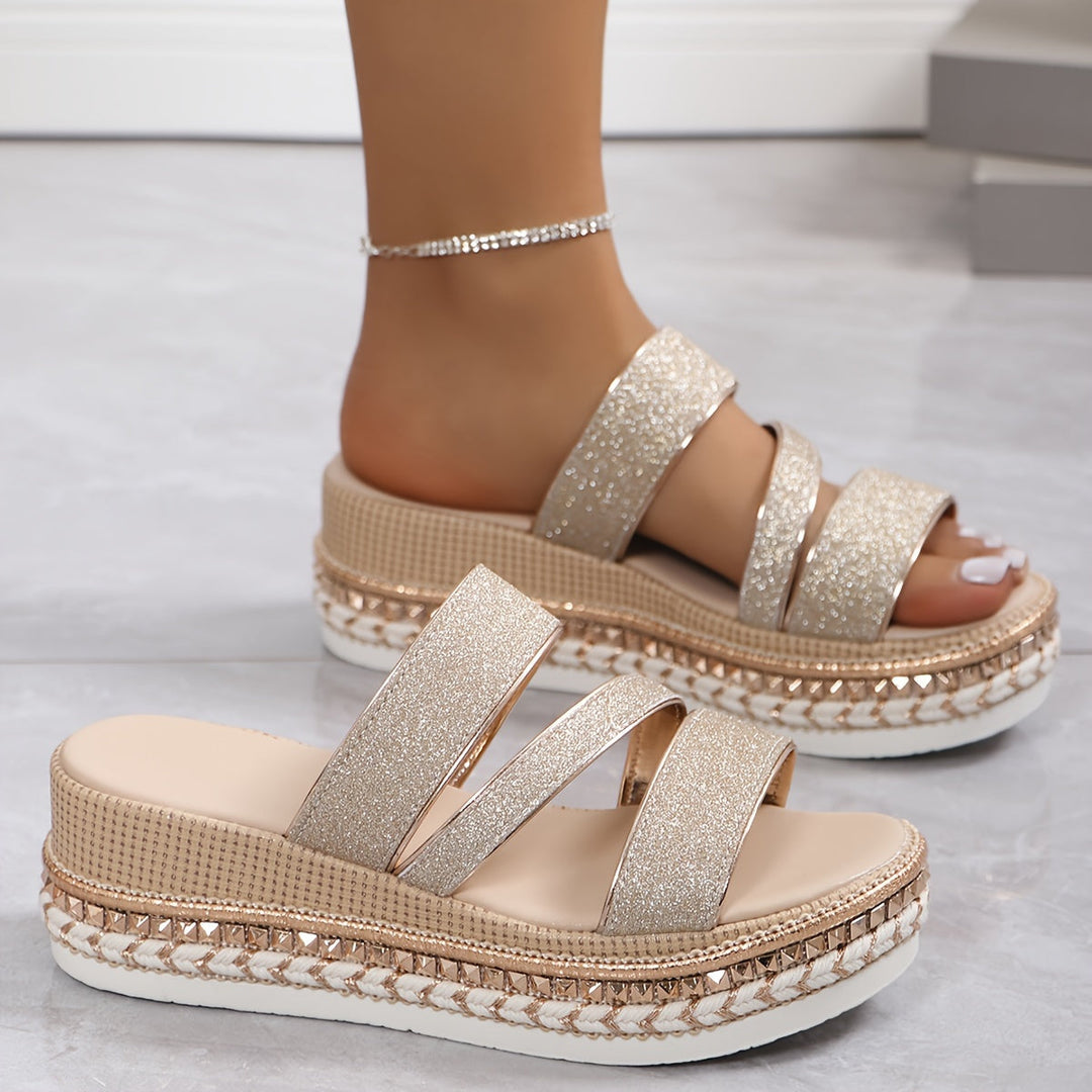Lien - Comfortabele Wedge Sandalen