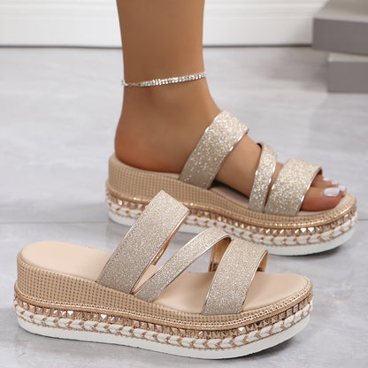 Lien - Comfortabele Wedge Sandalen