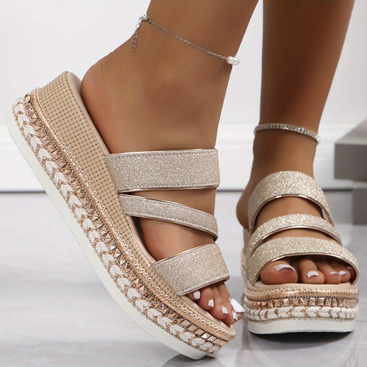 Lien - Comfortabele Wedge Sandalen