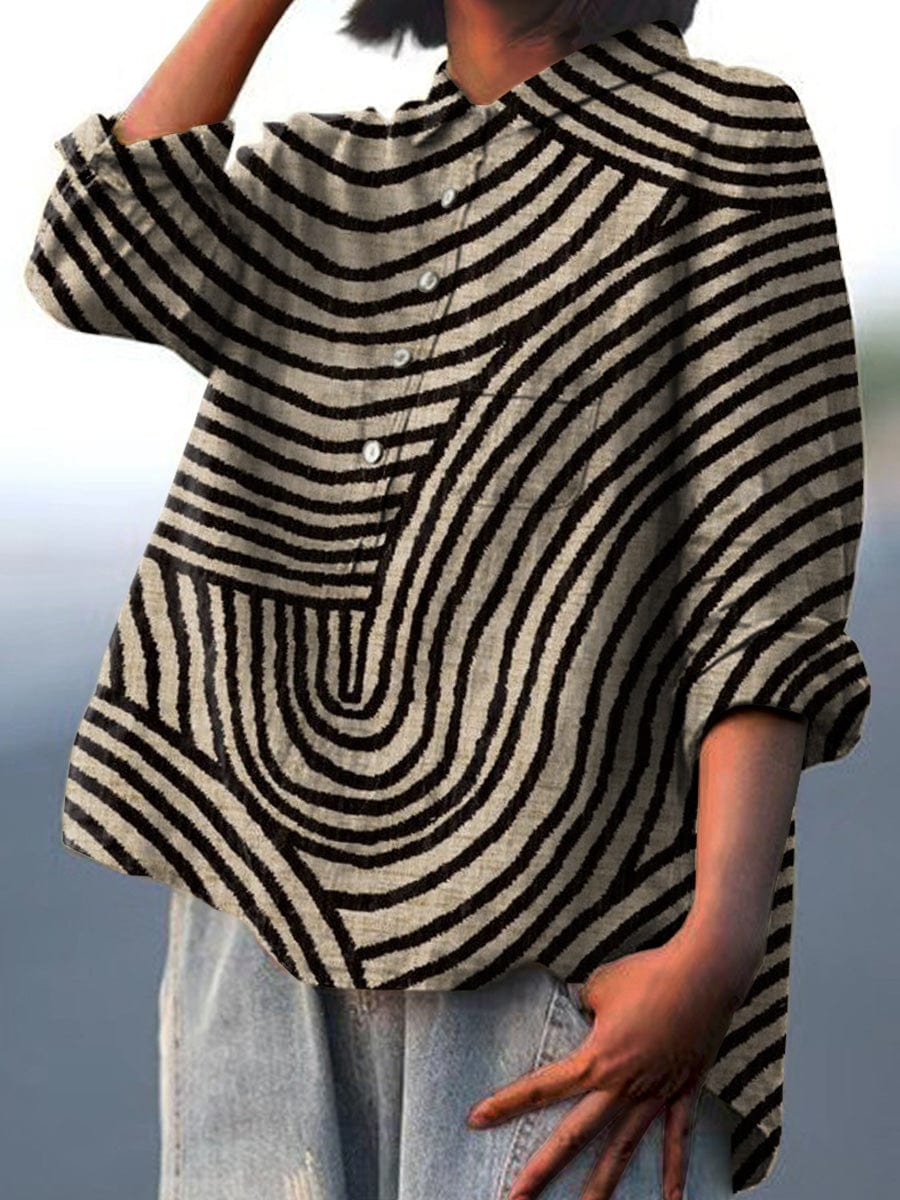 Lara - Grafische Zomerblouse