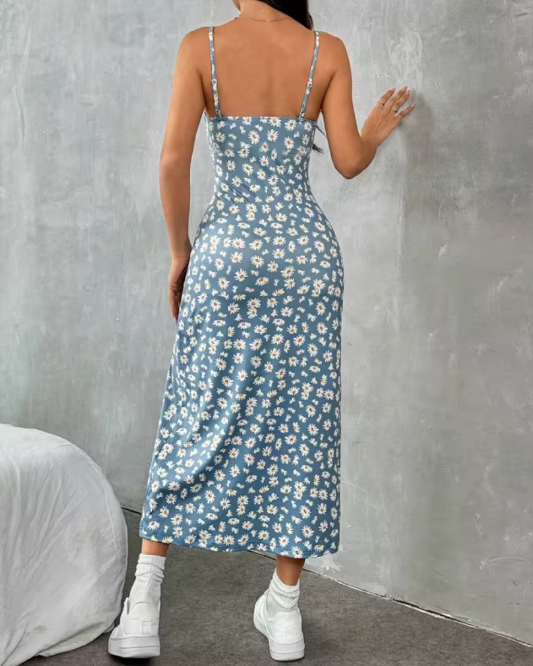 Axelle - Strapless Maxi-Jurk met Hoge Split