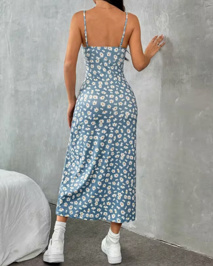 Axelle - Strapless Maxi-Jurk met Hoge Split