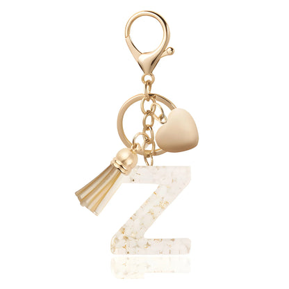 Golden Initial - Bag Charm