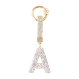 Sparkle Initial, zawieszka do torebki (srebrna)