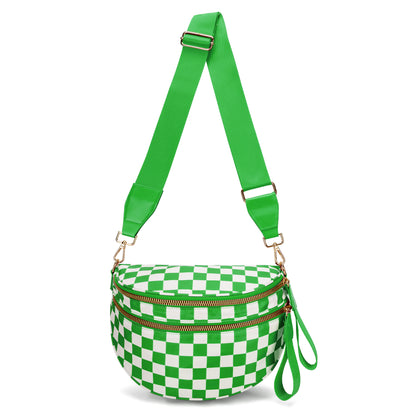 CARRIE - Sac Banane à Carreaux