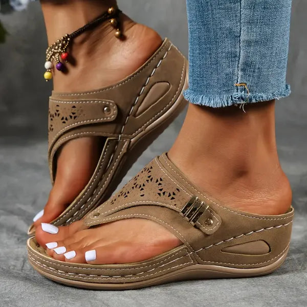 Hanne - Kleurrijke Comfort Sandalen