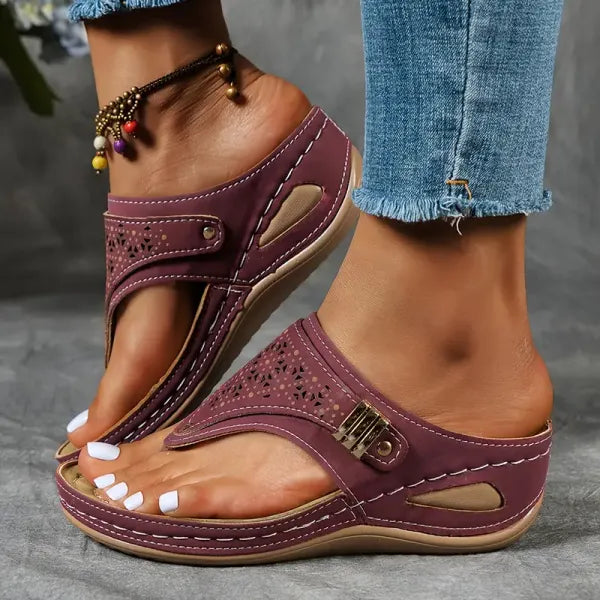 Hanne - Kleurrijke Comfort Sandalen