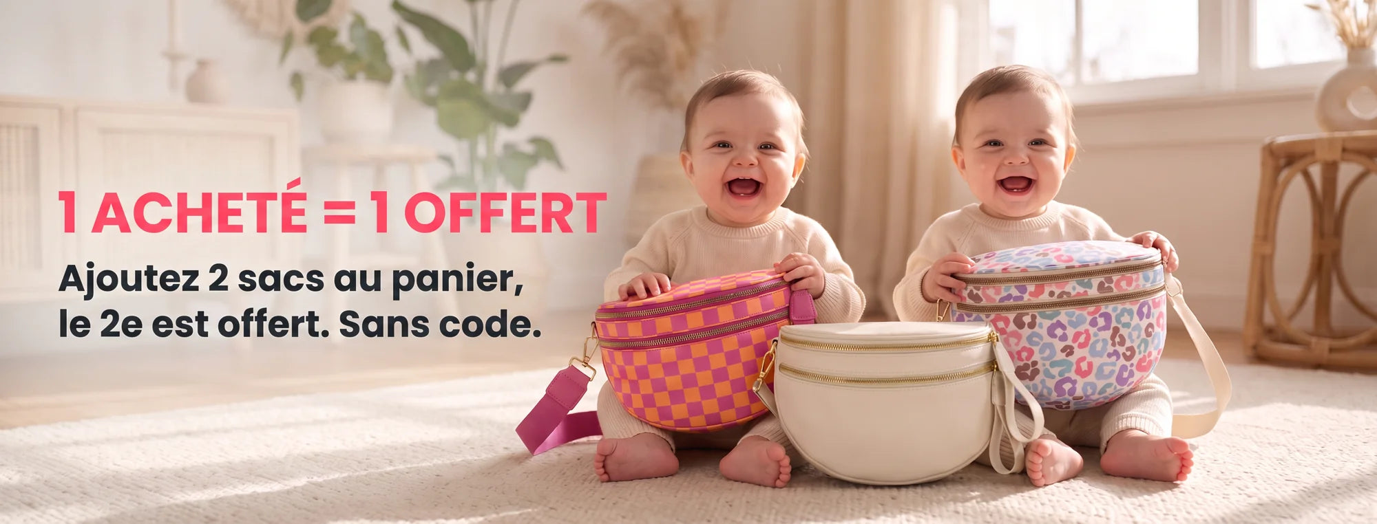 Soldes d'été : 1 ACHETÉ = 1 OFFERT